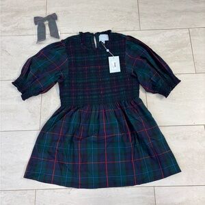 NWT Midnight Tartan Vivi and bow